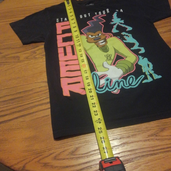 Power Line โก ๐ถ Concert Tour Shirt ๐ถ A Goofy Movie Small 90s Stand Out Disney - Picture 6 of 6